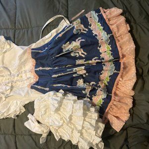 100% Cotton Lolita Ruffled Pantaloons NWOT